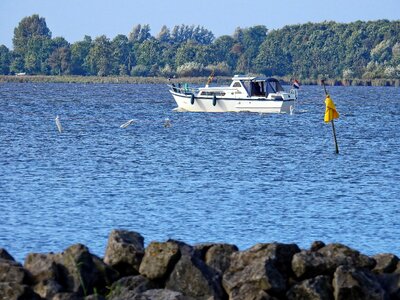 Landscape north sea holland photo