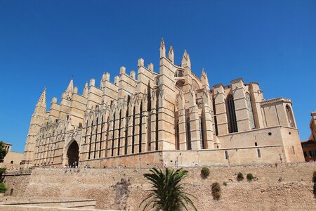 Monumental stone building religion photo