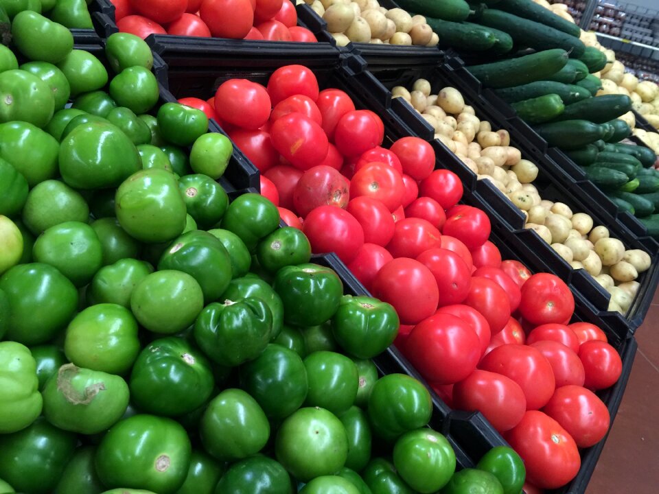 Tomatoes potatos vegetables