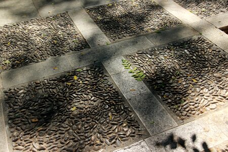 Stones pebbles away