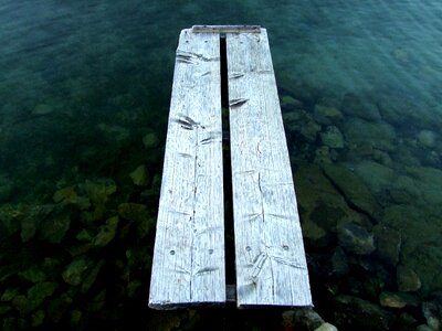 Jetty wooden bridge boardwalk photo