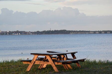 Water sea view port