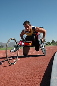 Sport wheelchair handicap sports photo