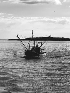Fishing vessel water sea photo