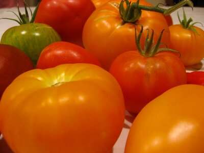 Orange green red