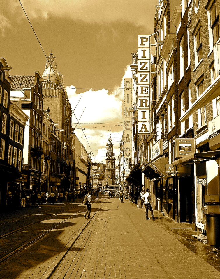 Building city street architecture