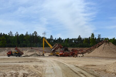 Sand sorting plants technique forest