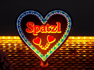 Colorful lights love