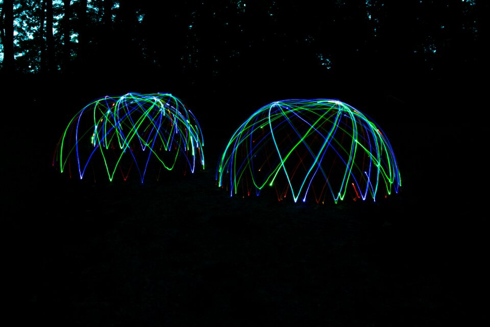 Night projection lighting
