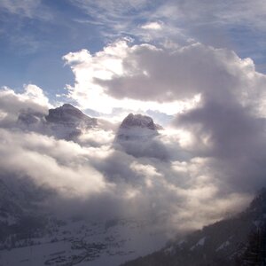 Mountains alpine landscape photo