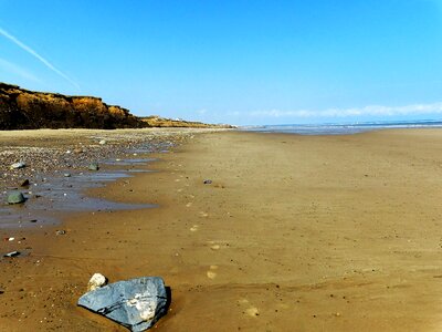 Yorkshire coast beach sand sand