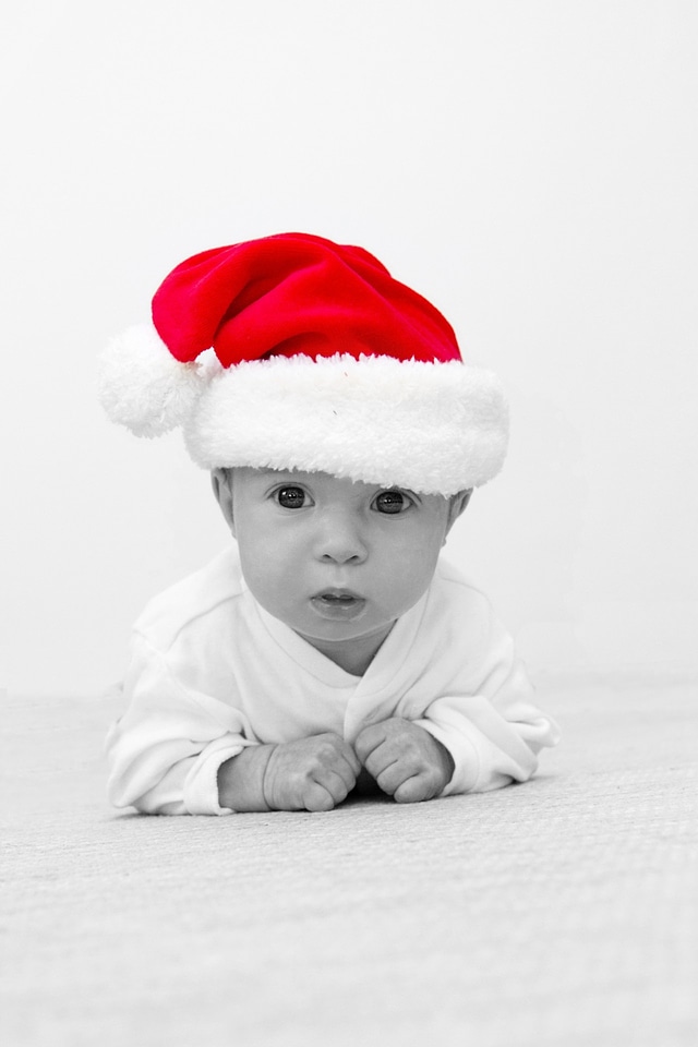 Black white christmas xmas