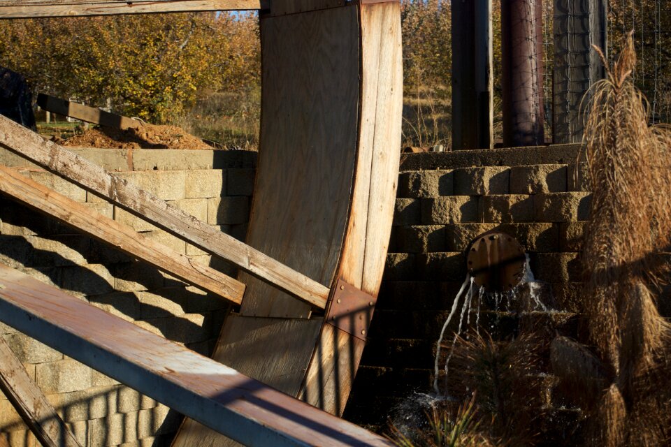 Nature old watermill