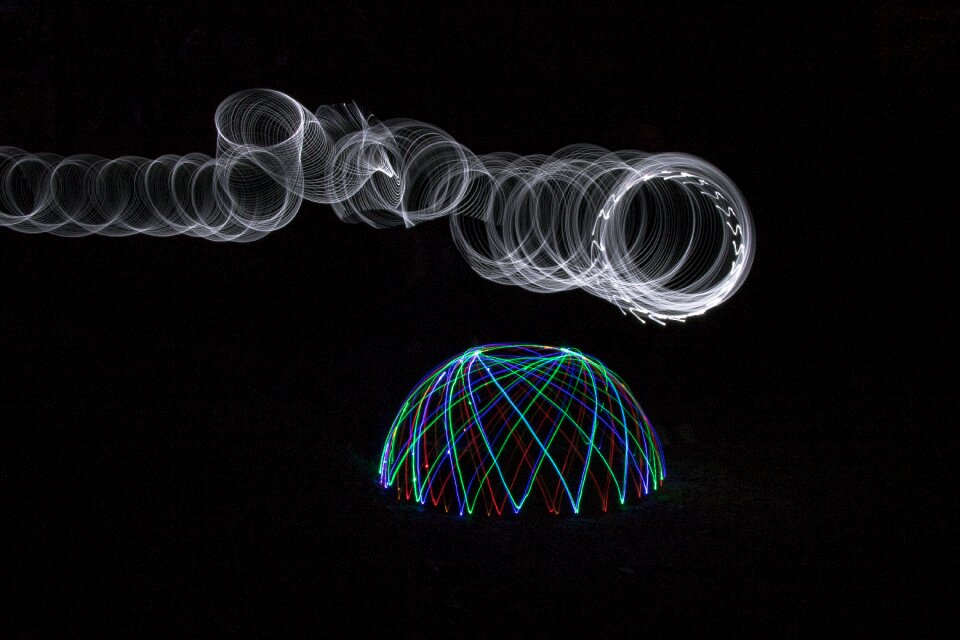 Night projection lighting