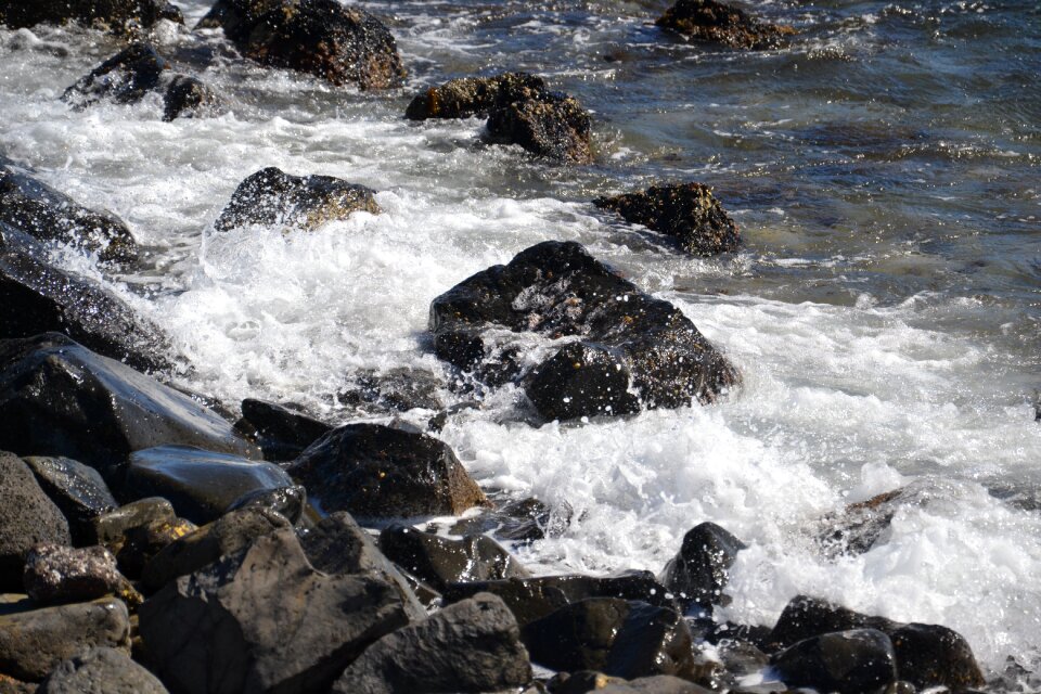 Nature seaside rocks