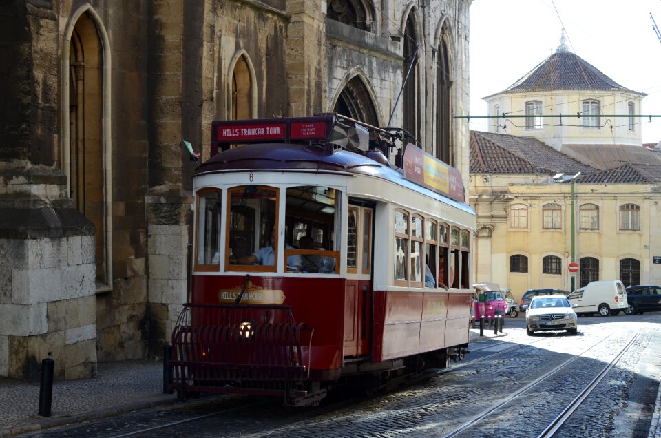Electric lisbon bonde lisbon tram
