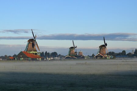 Mills fog sun