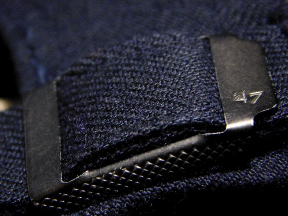 Blue fabric forty-seven