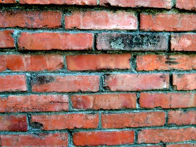 Wall old red brick