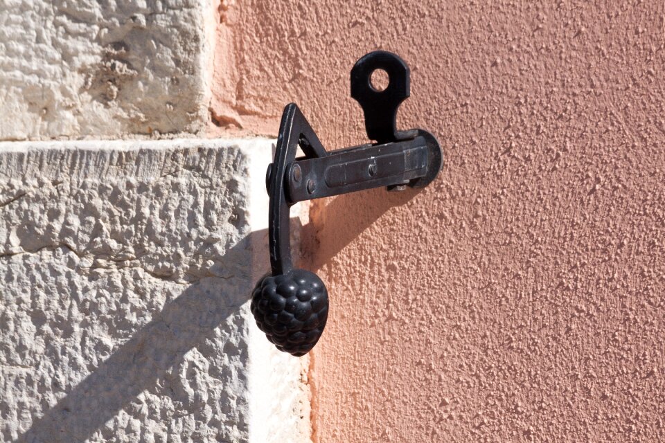 Shutter holder building old