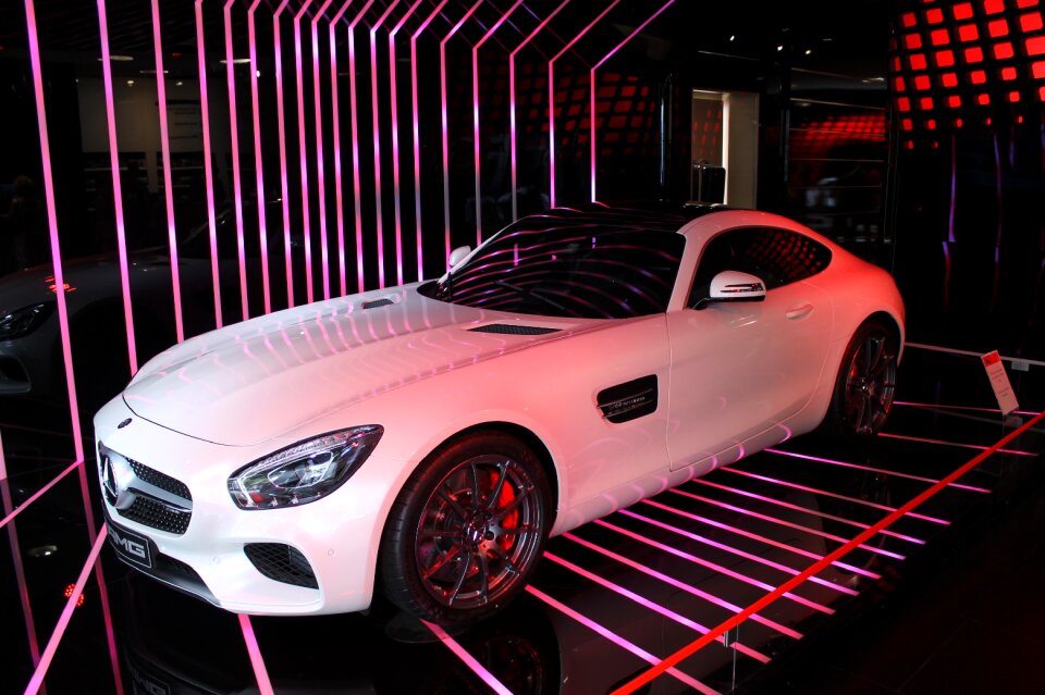 Mercedes german car hood