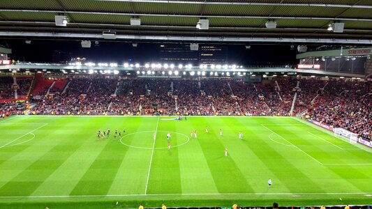 Manchester united sport fans photo