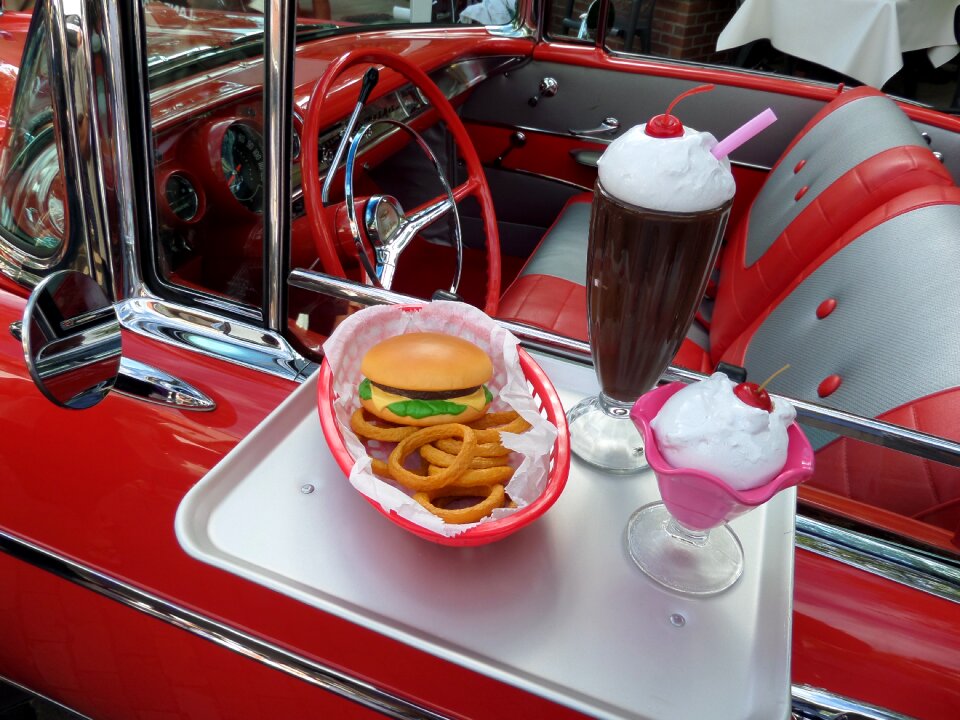 Vintage car nostalgia american