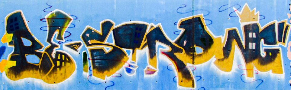 Inspiration optimism graffiti