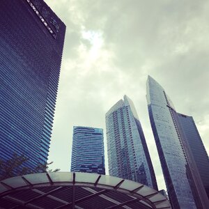 Modern city skyscraper photo