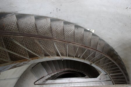 Security gradually spiral staircase