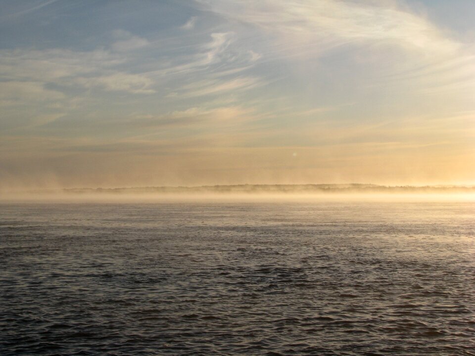 Dawn summer beach