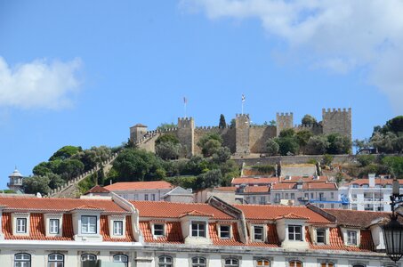 Lisbon castle low lisbon