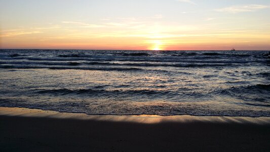 Water the sun the baltic sea photo