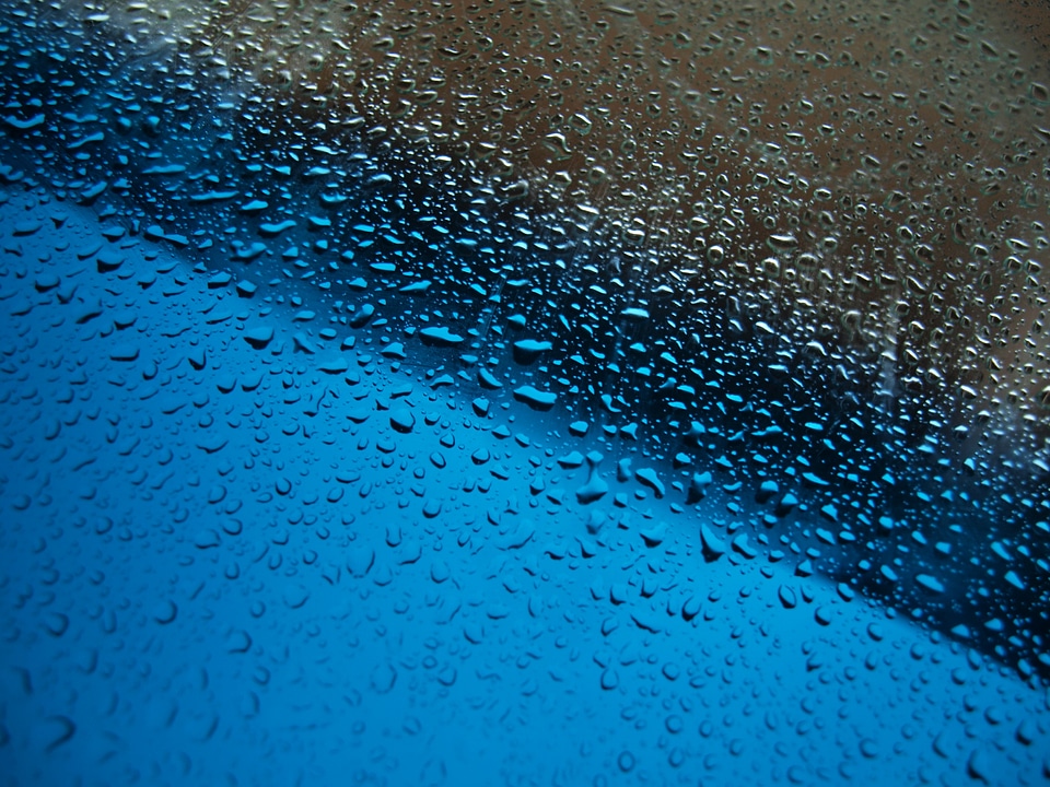 Blue abstract liquid