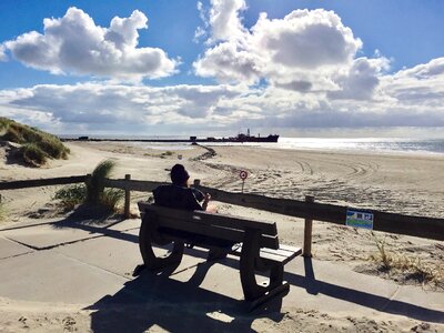 Netherlands north sea beach photo