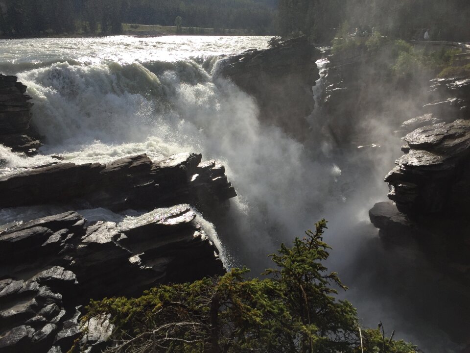 Falls alberta landscape