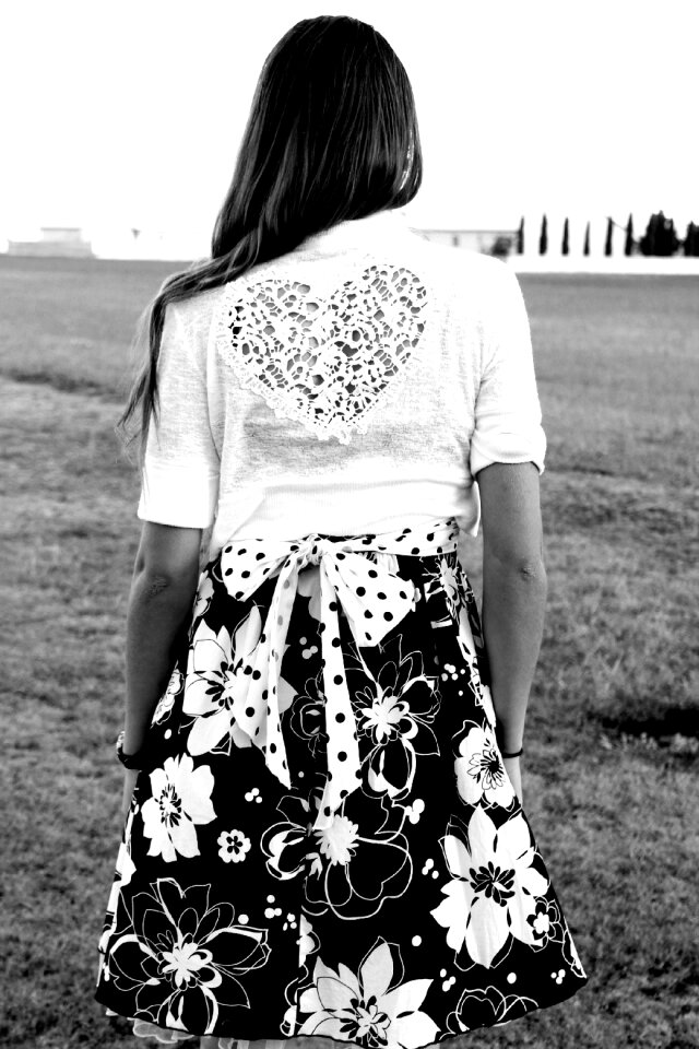 Hair black white