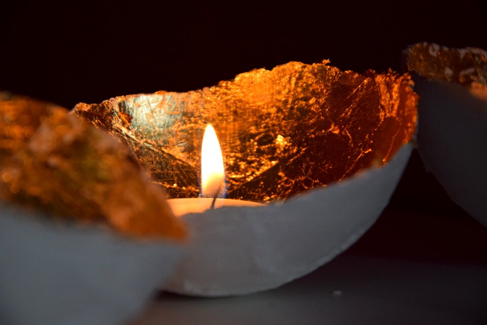 Flame night candle