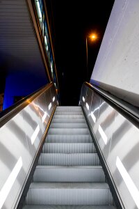 Munich escalator metro photo