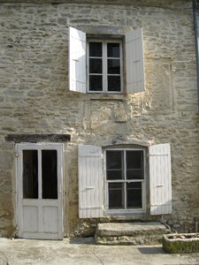 Door entrance white