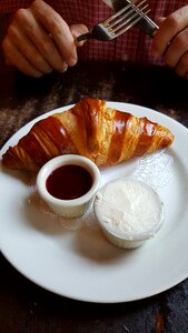Croissant pastry photo