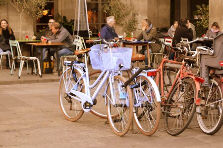 Bicycle barcelona plaza