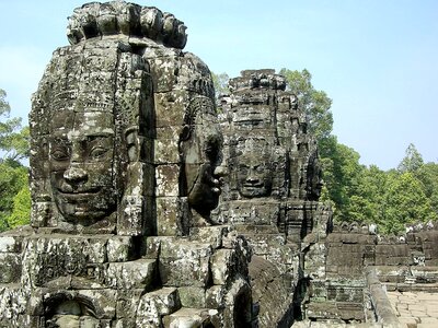 Ruin ankor wat cambodia