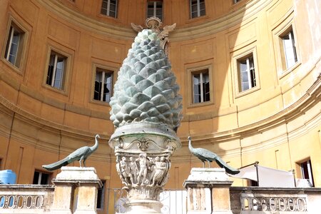 Vatican patio inside