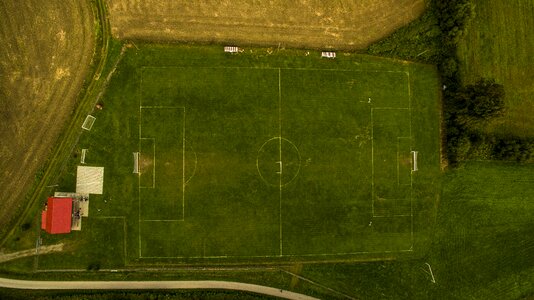 Stadion grass match