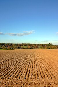 Landscape autumn sky