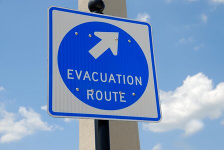 Emergency direction escape