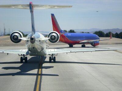 Airplane airport engine