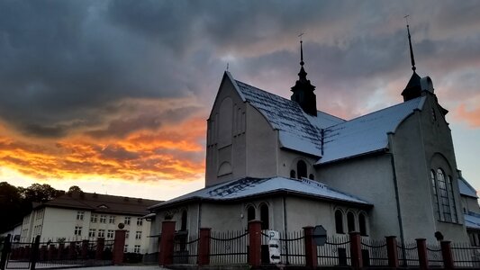 Clouds municipality good the basilica photo