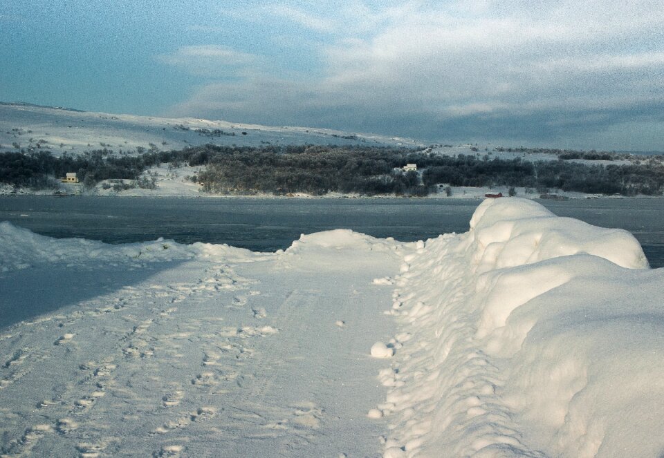 Fjord snow northern cape